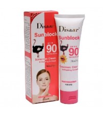 Disaar SPF 90 Plus Moistening Sunblock Sunscreen Cream For Dry Sensitive Skin 100ml